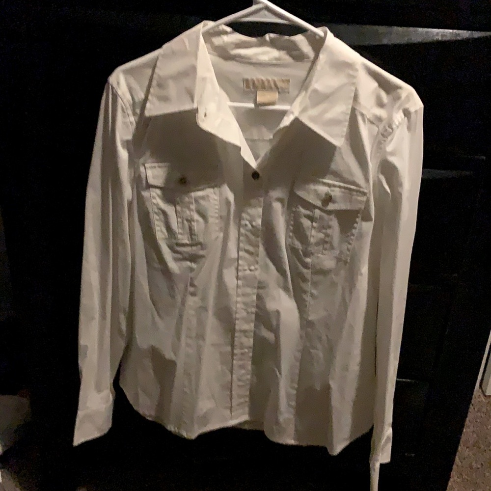 Michael Kors, button down blouse, size 14